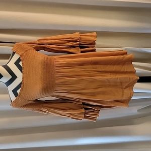 Strapless, flowy dress